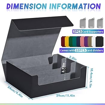 Amazon.com: UAONO Card Storage Box for Trading Cards, 1800+ Amazon.com: UAONO Card Storage Box for Trading Cards, 1800+